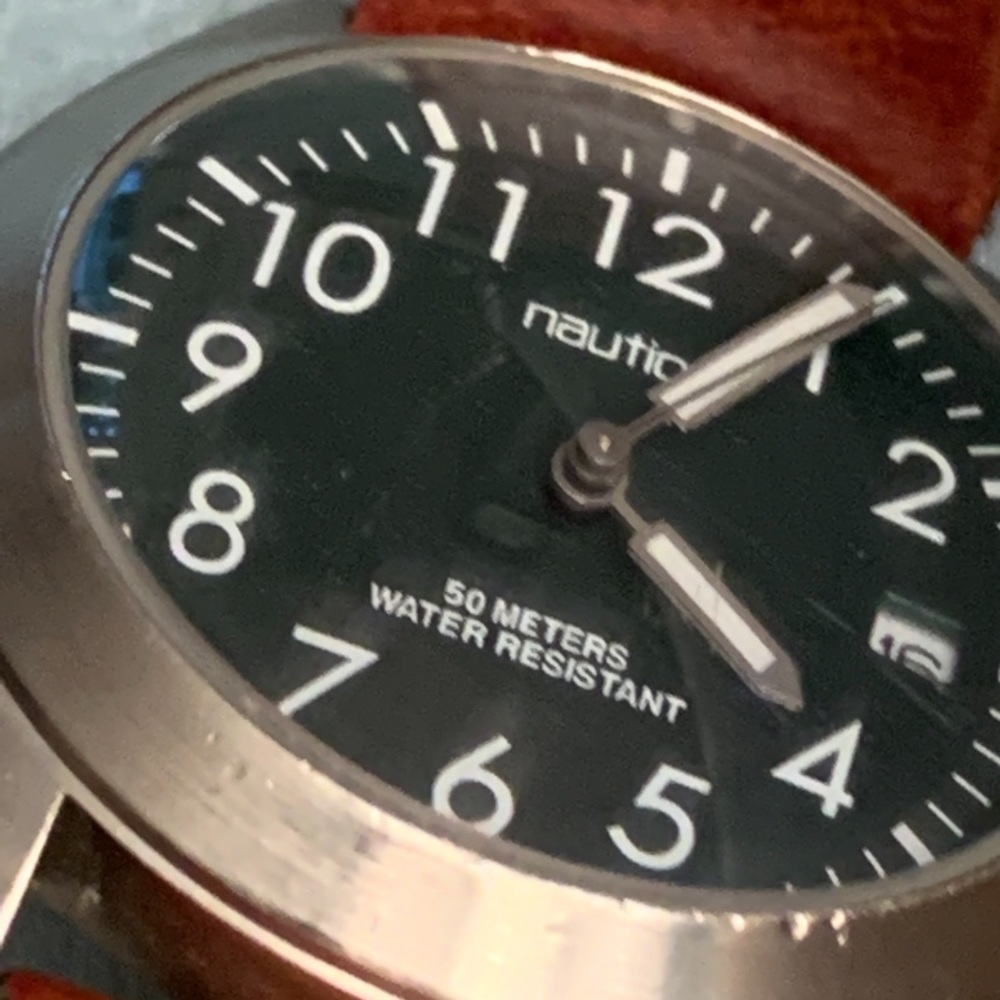 Vintage Nautica Green Dial Domed Crystal Watch - Picture 9 of 15